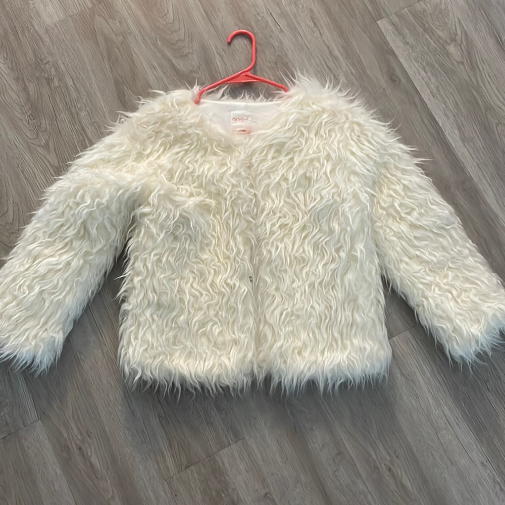 Girls faux fur jacket